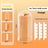 Peach Color With Cover